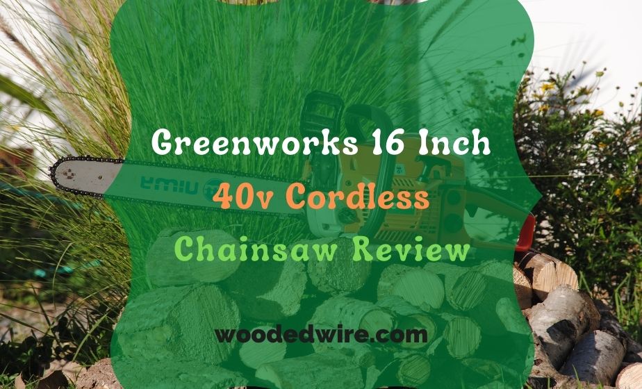 Greenworks 16 Inch 40v Cordless Chainsaw Review