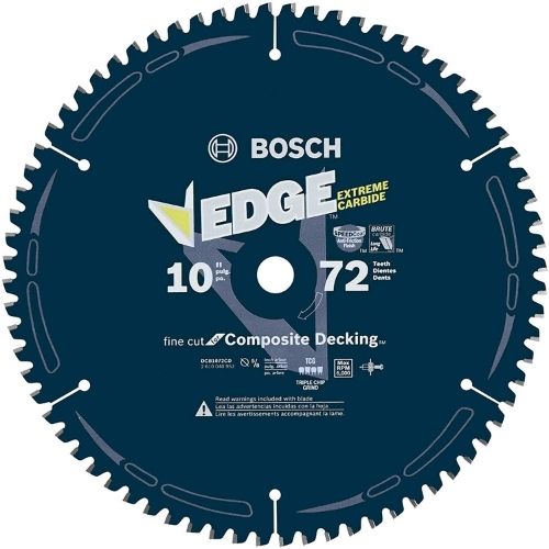 BOSCH DCB1072CD 10 In. 72 Tooth Edge Circular Saw